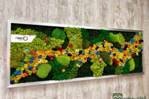 Mechové logo KVĚTINOVÝ HLINÍK