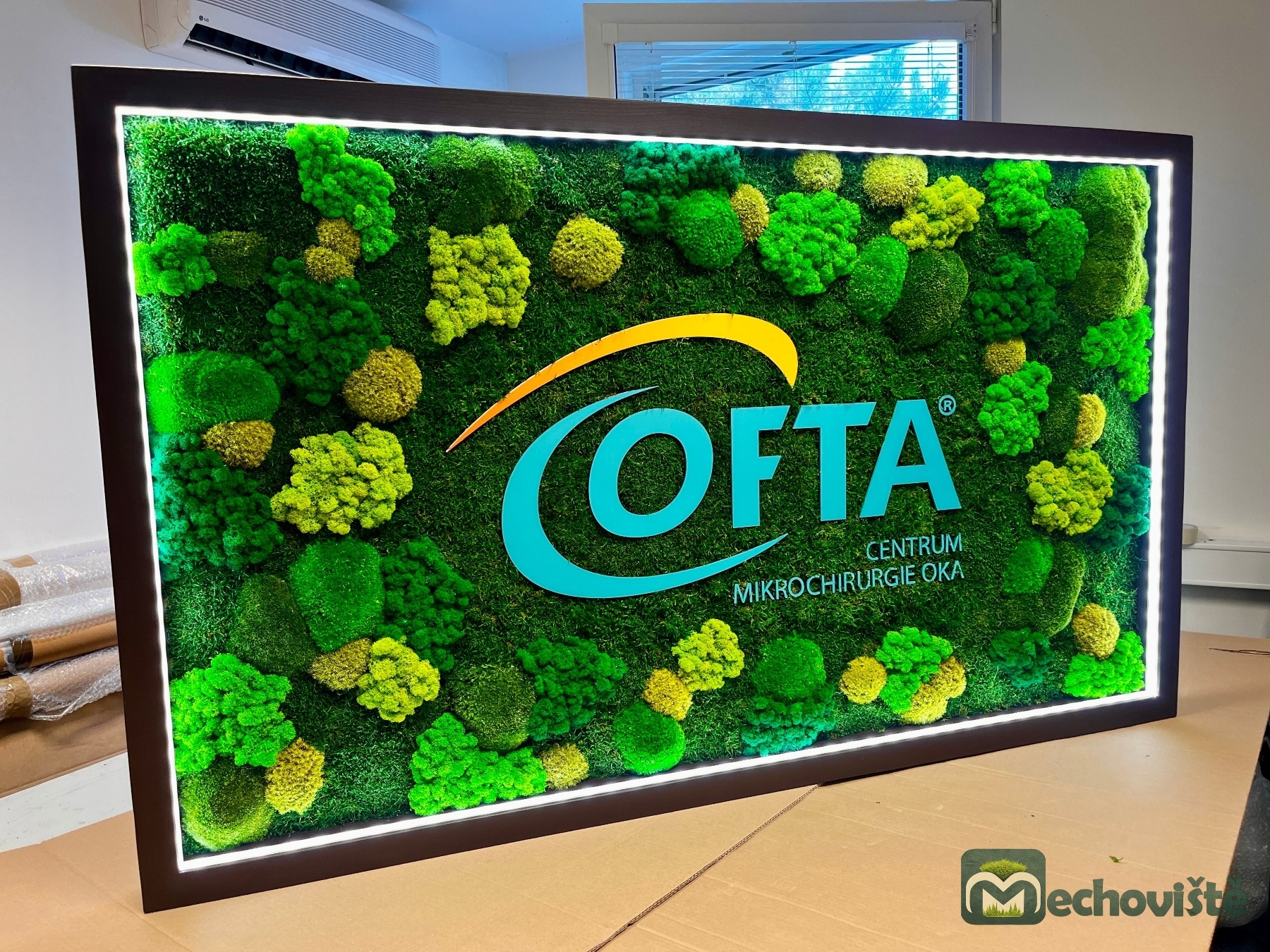 Firemní 3D LOGO v kombinaci mechů s LED OSVĚTLENÍM